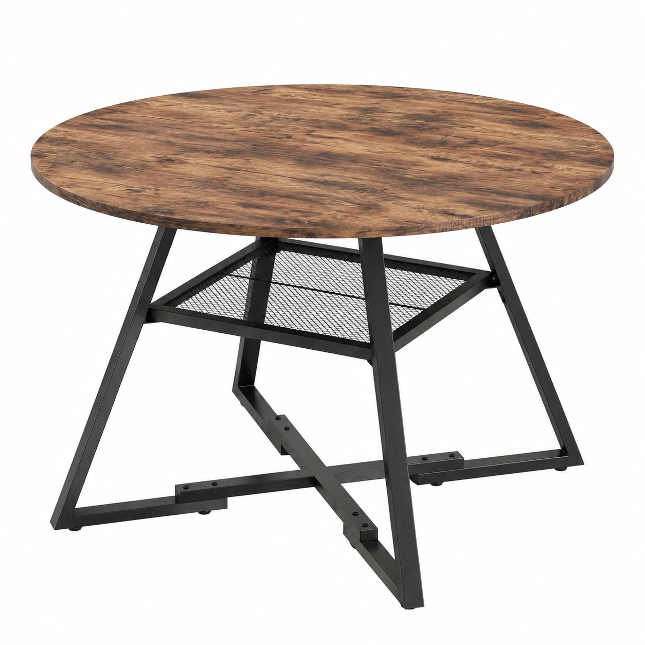 table-a-manger-ronde-avec-plateau-large-et-etagere-de-rangement-design-industriel-cadre-metal-brun-rustique-ripcfv8515md