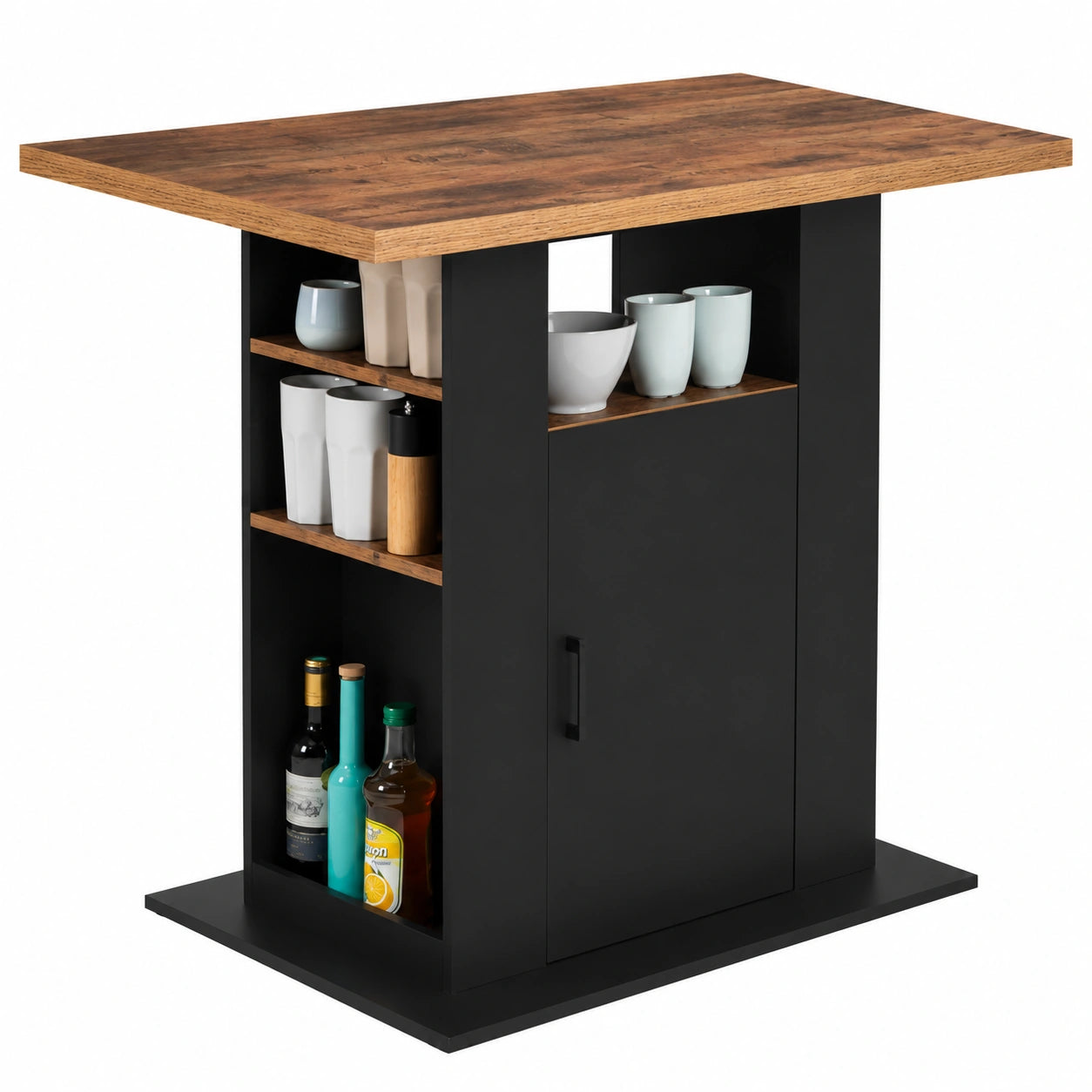 ilot-de-cuisine-110-cm-bois-noir-avec-rangements-kiboth8644qs