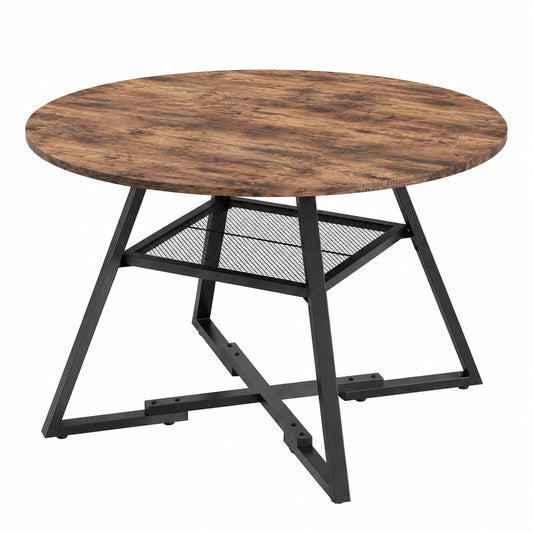 table-a-manger-ronde-avec-plateau-large-et-etagere-de-rangement-design-industriel-cadre-metal-brun-rustique-ripcfv8515md