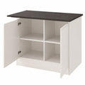 ilot-de-cuisine-polyvalent-avec-armoire-et-table-auxiliaire-blanc-brillant-et-ardoise-lepqzg8622in